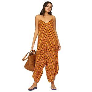 Kahindo Kano Boho Jumpsuit in Yellow Medium Womens Coord Sets Outfit